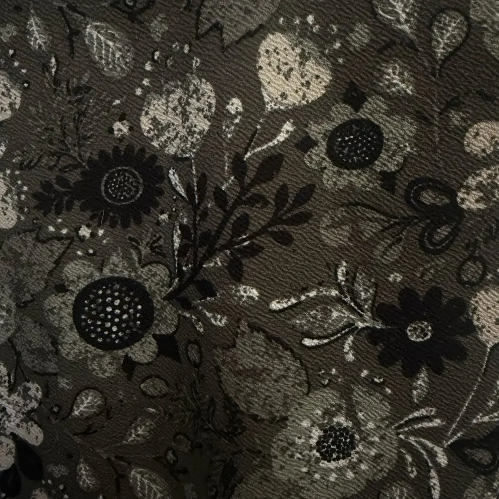 LuLaRoe Cassie Skirt XS NWT Floral Pencil Skirt Stretch grey black white - Picture 6 of 8